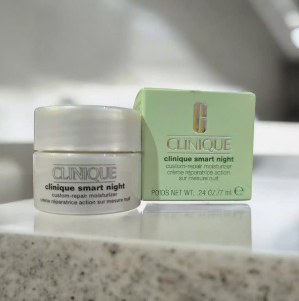 Boxed! Clinique Smart Night Custom Repair Moisturizer Cream 0.24 oz/7 ml