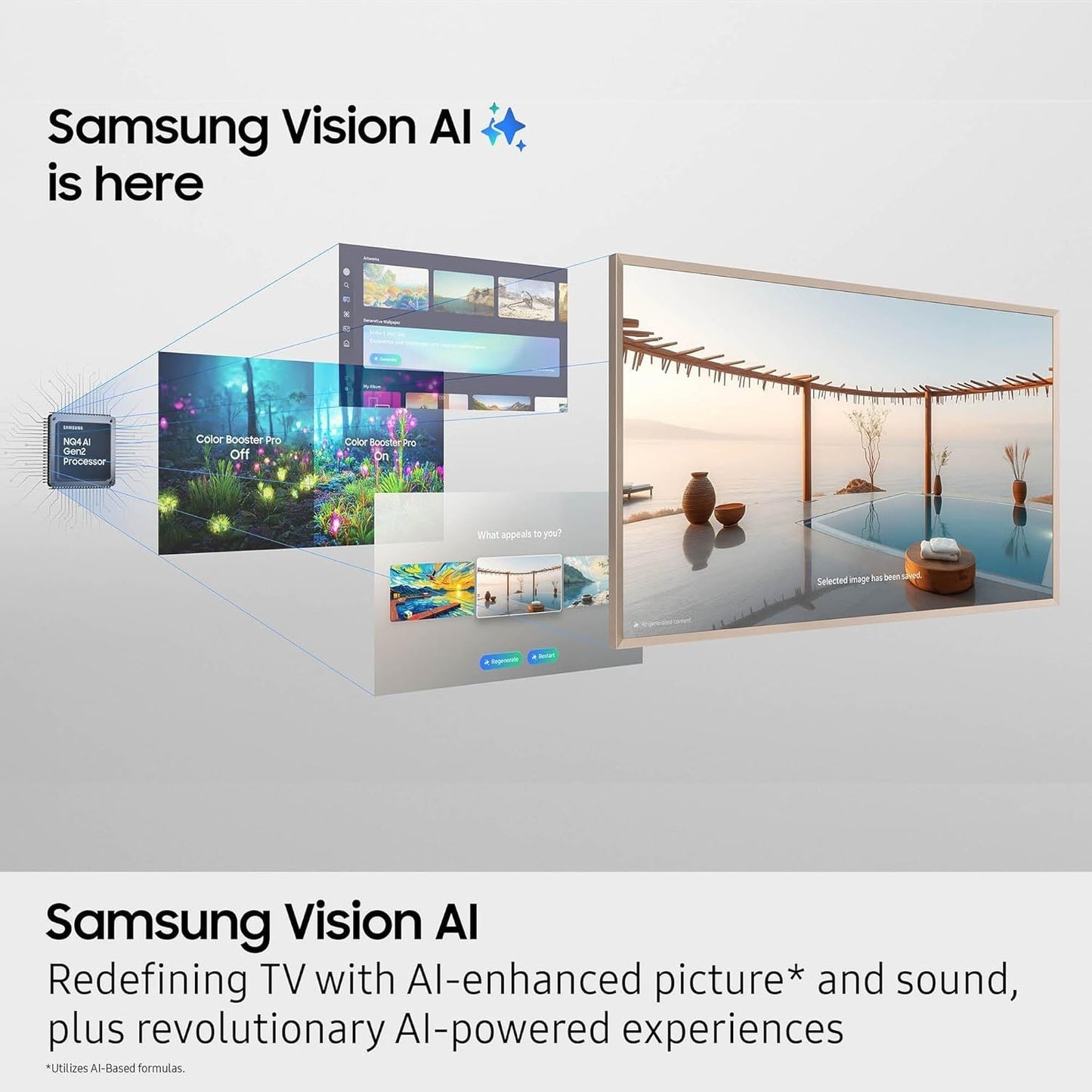 Samsung 50 inch The Frame LS03FA QLED 4K Art Mode Vision AI Smart TV (2025)