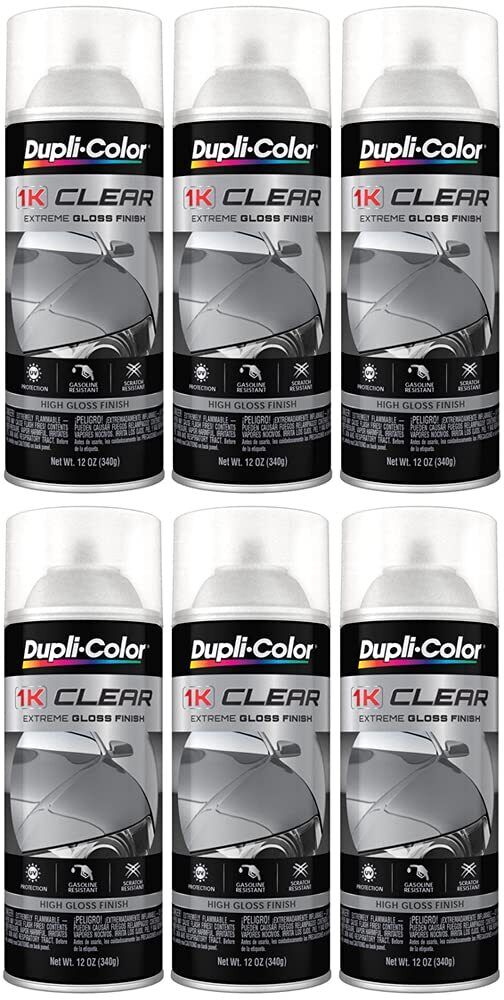 Duplicolor 1K Clear Extreme Gloss Finish Spray Paint - 12 oz.