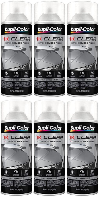 Duplicolor 1K Clear Extreme Gloss Finish Spray Paint - 12 oz.