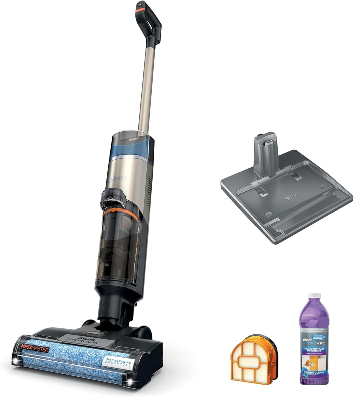 Shark HydroVac MessMaster 3-In-1 Vacuum, Mop Self-Clean System, Cordless WD260