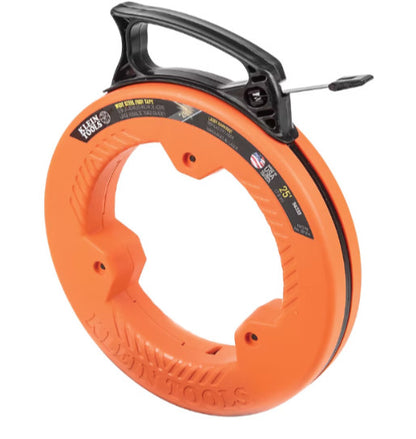 Klein Tools Precision 50 Foot Steel Fish Tape - Laser Etched Measurements