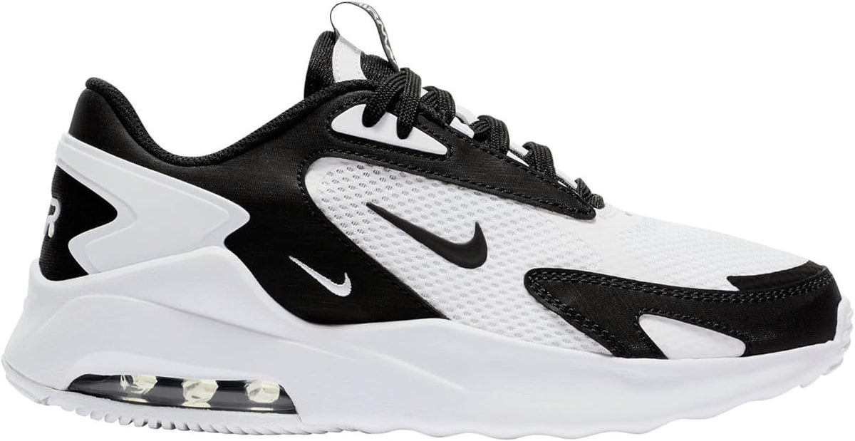 Women's Nike Air Max Bolt CU4152-101 White Black Low Top Mesh Sneakers - SZ 7