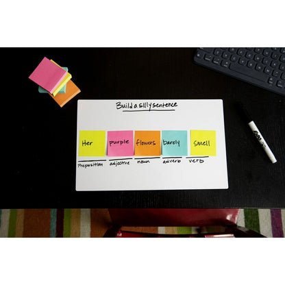 Post-it® Notes Cube, 400 Total Notes, 3" x 3", Bright Colors