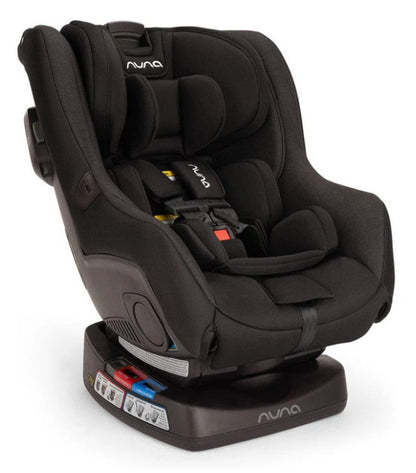 Nuna RAVA Fire Retardant-Free Convertible Car Seat Caviar Color