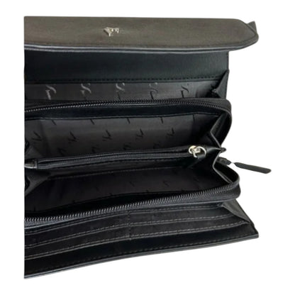 🔥 Simply Vera Vera Wang Signature Mini Crossbody Bag | Black | Soft Leather 🔥