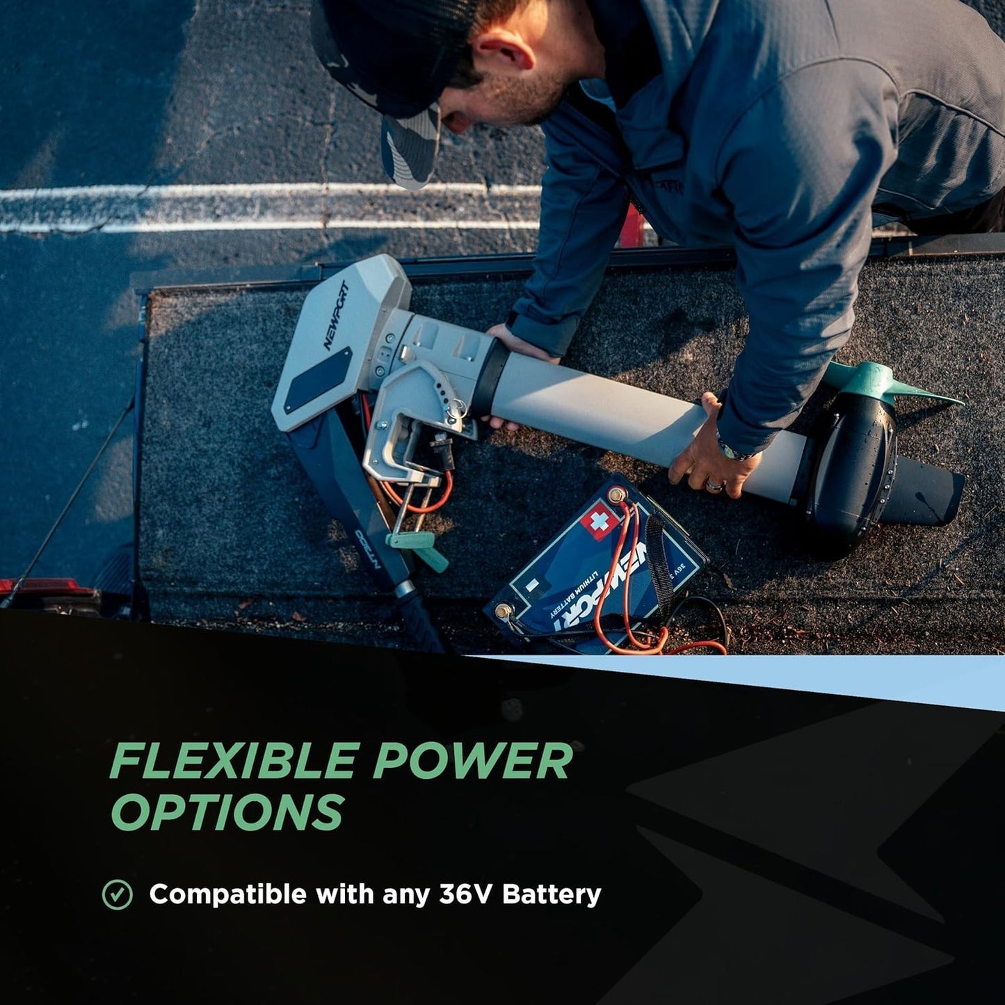 Newport NT300 Electric Outboard Motor - 3HP 1300W Brushless Direct Drive