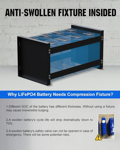 12V 280Ah Bluetooth Low-Temp LiFePO4 Lithium Battery For RV Solar Marine