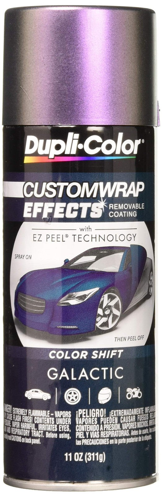 Dupli-Color ECWRC8207 Custom Wrap Effects Removable Automotive Paint - Galactic