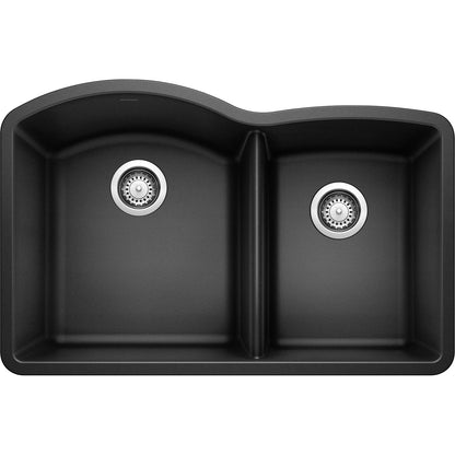 BLANCO Diamond 60/40 Undermount Kitchen Sink, 32" L X 21" W