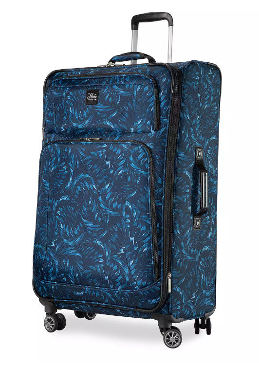 Skyway Flair Soft SIde Lightweight 28" Spinner Suitcase - Color = Midnight Palm