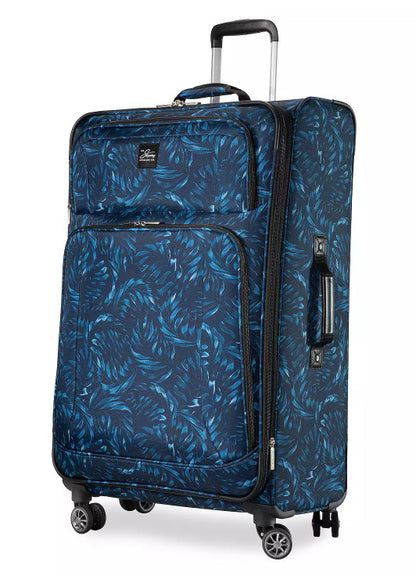 Skyway Flair Soft SIde Lightweight 28" Spinner Suitcase - Color = Midnight Palm
