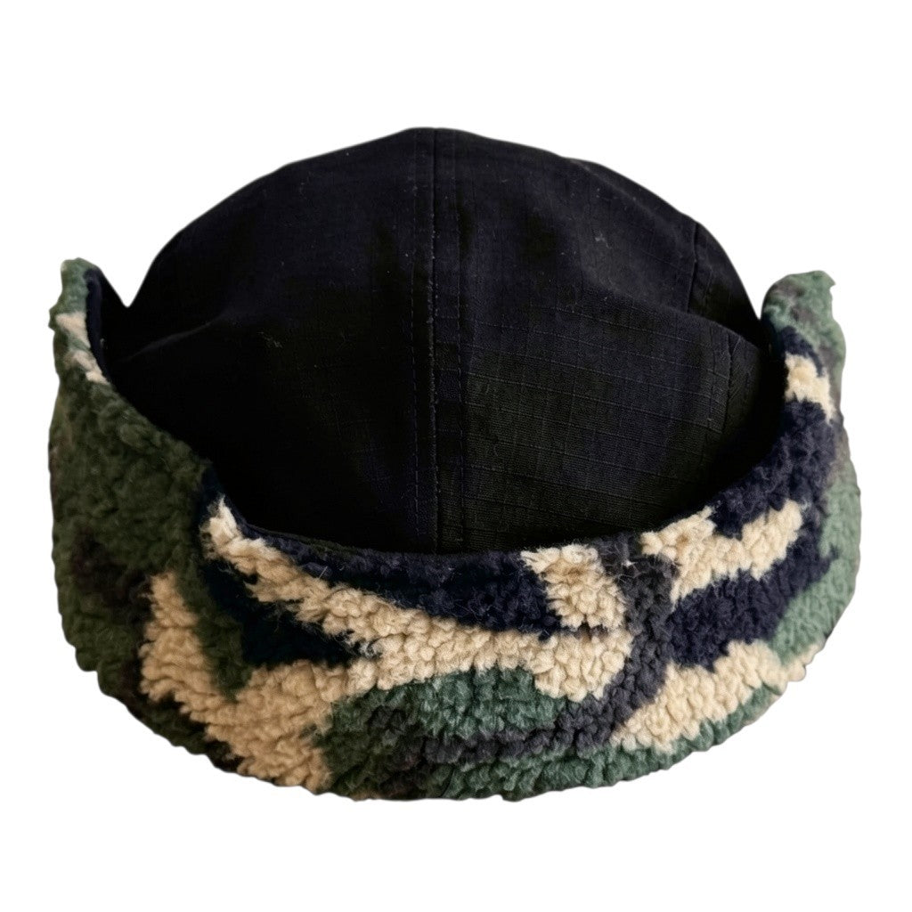 Champion Squall Ear Flap Cap Hat Black Camouflage One Size Fits Most