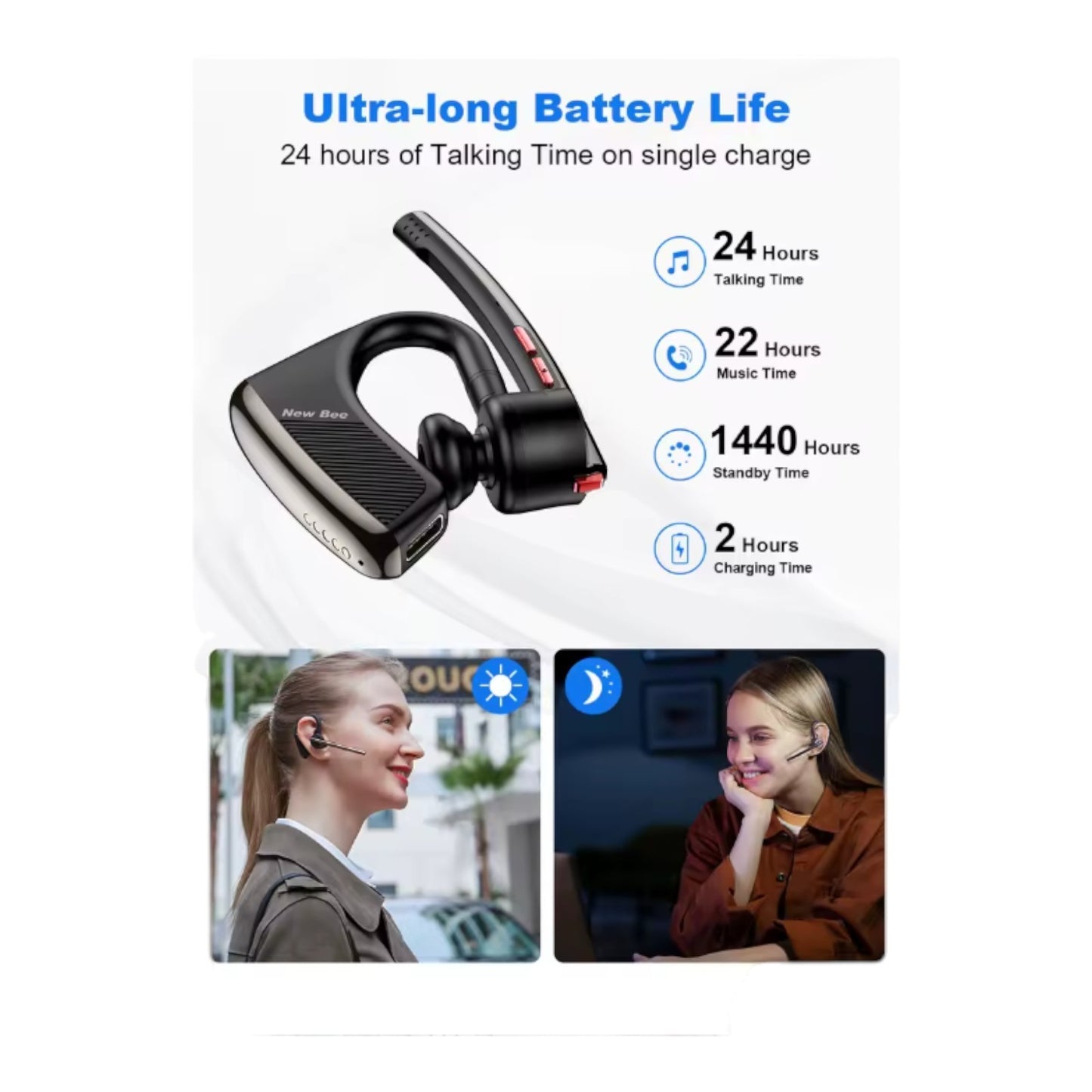 Dragon Bluetooth Headset | New w/Box | Noice Cancelling | Dual Built in Mic