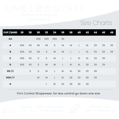 UNDEROUTFIT Comfort Bra #457 Stone (Gray) XL