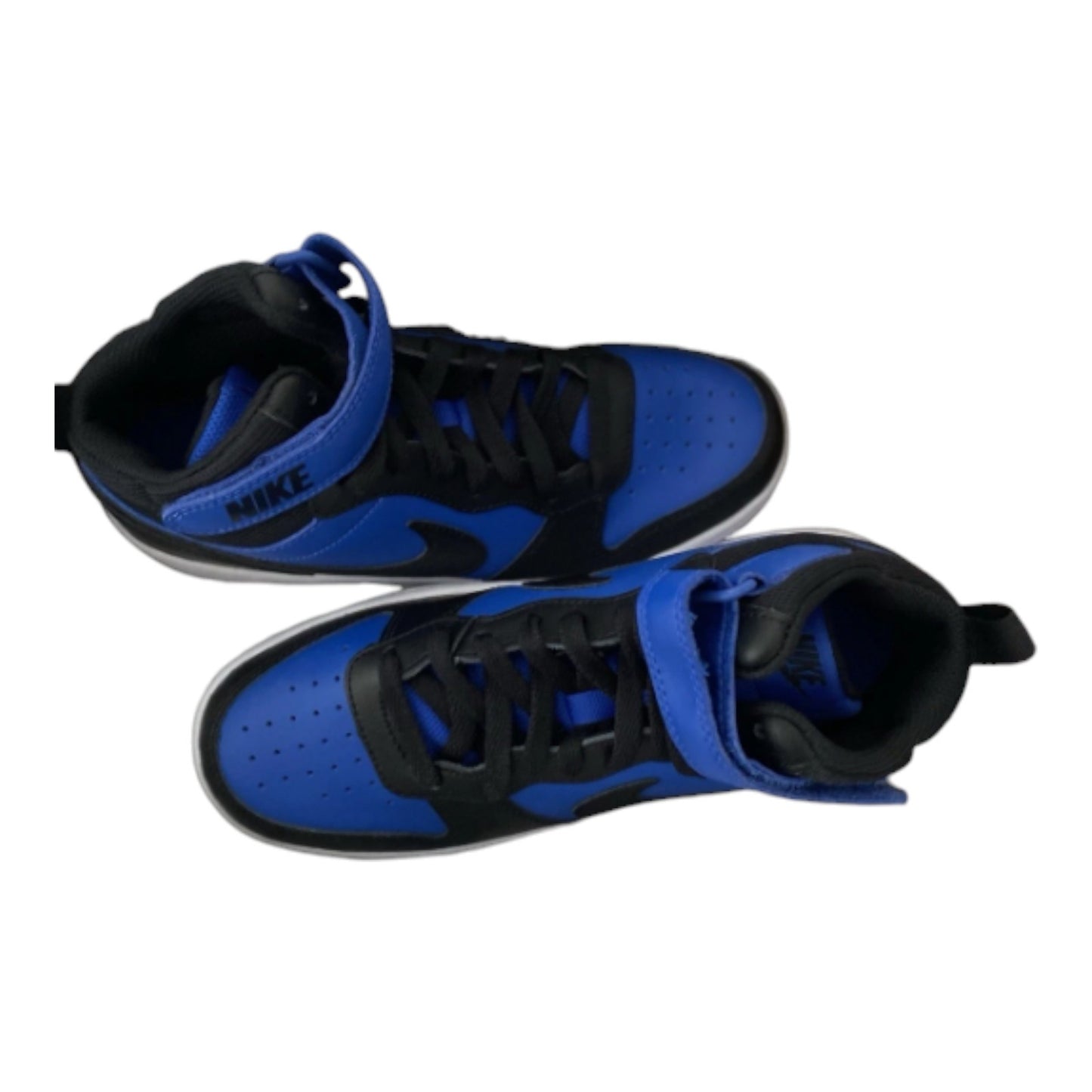Nike Court Borough Mid 2 |  Game Royal/Black - White | Size 4Y | CD7782-404