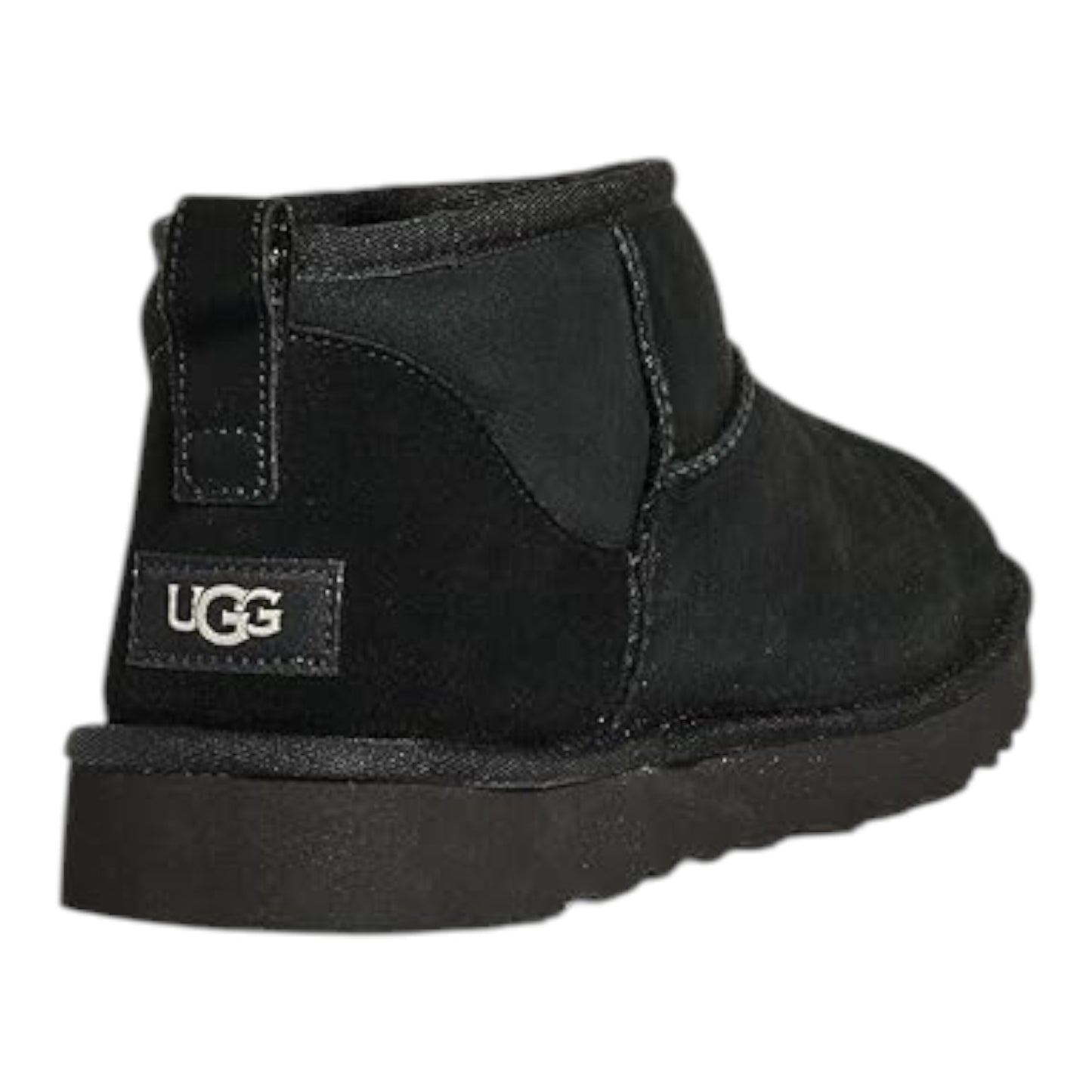 UGG CLASSIC ULTRA MINI BLACK FUR SUEDE COMFORT MEN'S BOOTS SIZE US 11/UK 10 NEW