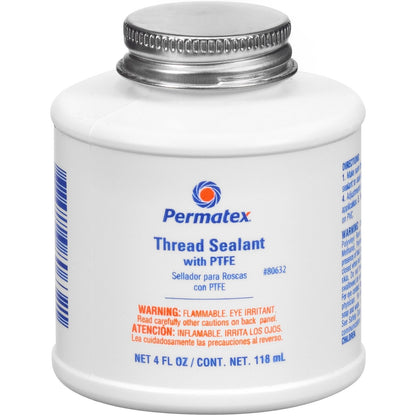 Permatex 80633-12PK Thread Sealant with PTFE, 16 oz. (Pack of 12)