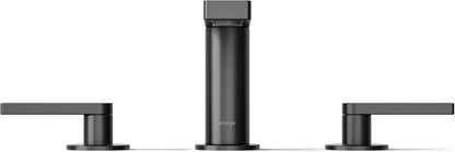 Kohler 73060-4-BL Widespread Bathroom Sink Faucet w/ Lever handles- Matte Black