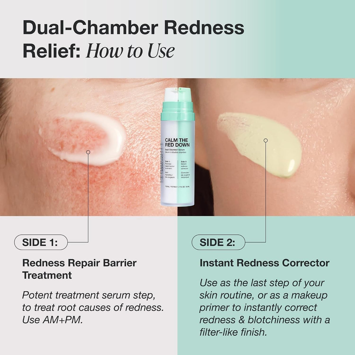 INNBEAUTY Project Calm the Red Down Dual Chamber Redness Treatment Serum NIB
