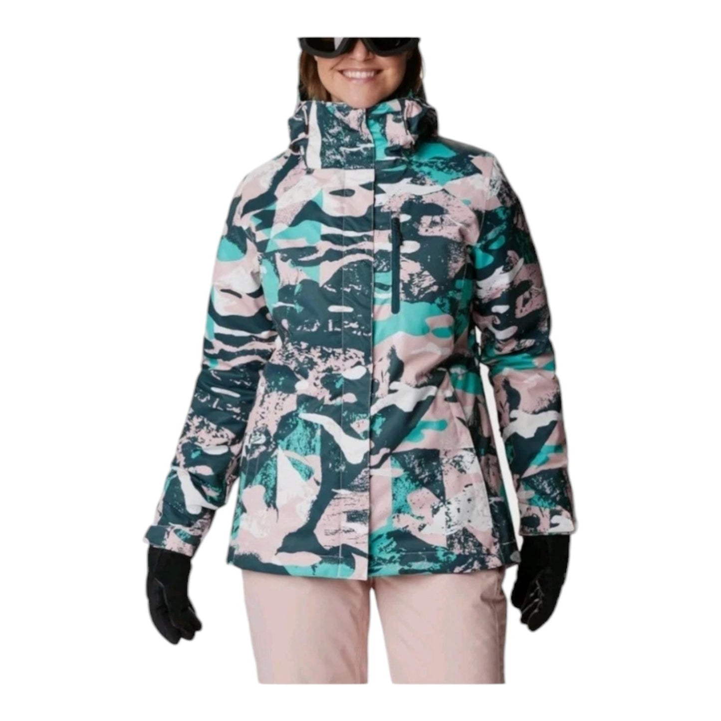 COLUMBIA Women Nordic Point Omni Heat Vented interchange 3-1 jacket Hooded Sz XL