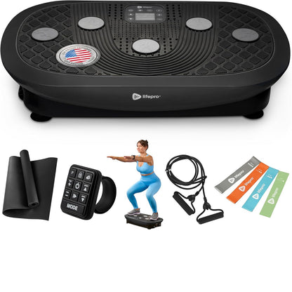 LifePro Rumblex Plus 4D Vibration Plate Exercise Machine | Whole Body Fitness