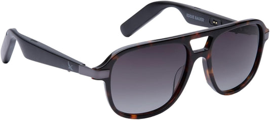 LUCYD LCD009-10 LIGHT BLACK SUNGLASSES (134018-1A) IR  OFC-106 SMART GLASSES