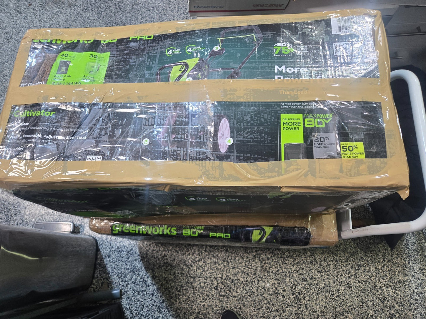 Greenworks - 10 " 80 Volt Cultivator/Tiller (2Ah battery & charger included)
