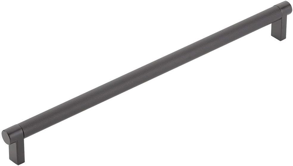 Emtek 84058.RECUS19.KNUS19 | 12" Cabinet Pull | Flat Black | New