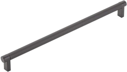 Emtek 84058.RECUS19.KNUS19 | 12" Cabinet Pull | Flat Black | New