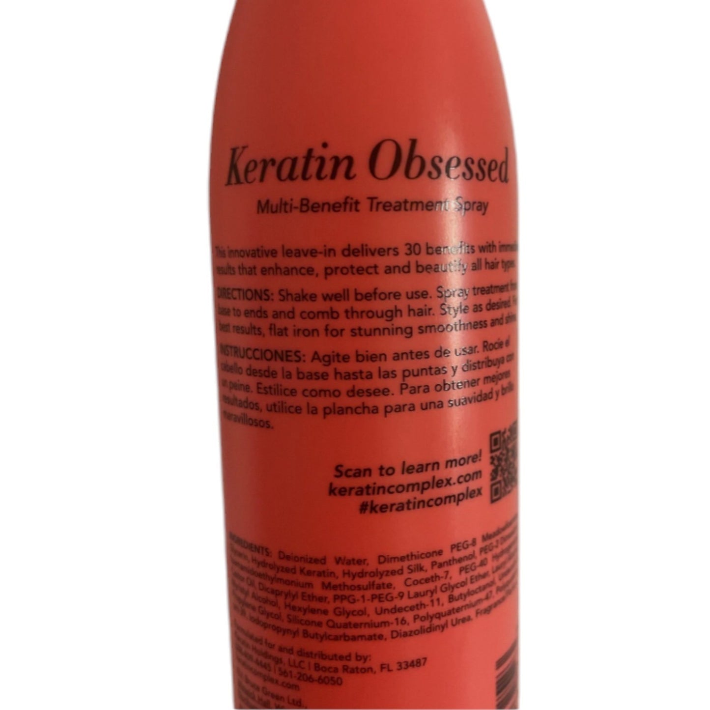 Keratin Complex Keratin Obsessed Multi-Benefit Treatment Spray 5 oz / 150 ml NEW