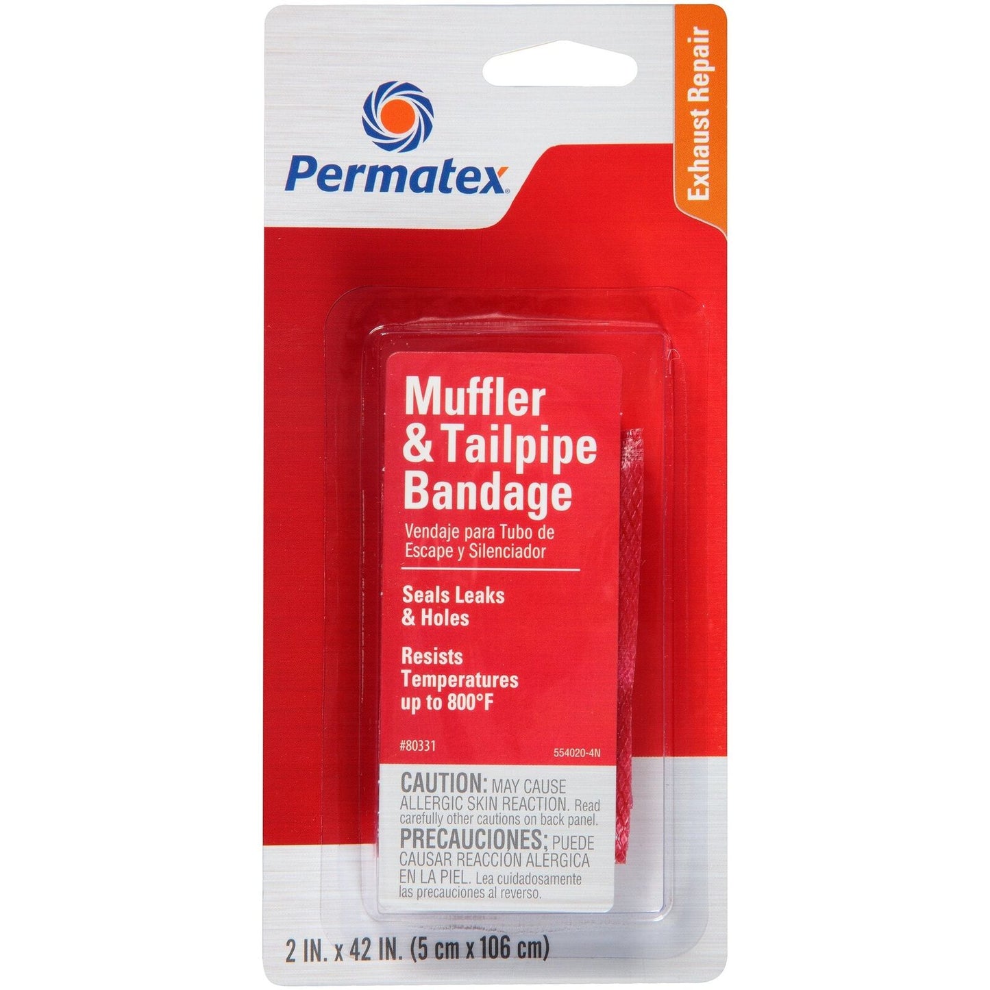 Permatex 80331 Muffler and Tailpipe Bandage, 84 sq. in.