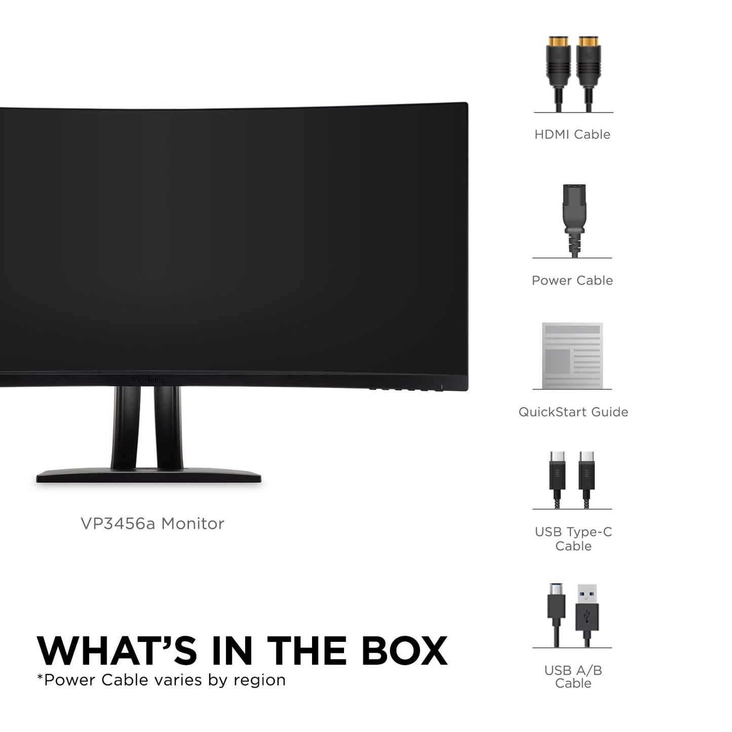 ViewSonic VP3881A 43" 1440p Ultrawide Curved Monitor, 100% sRGB, USB-C & HDMI