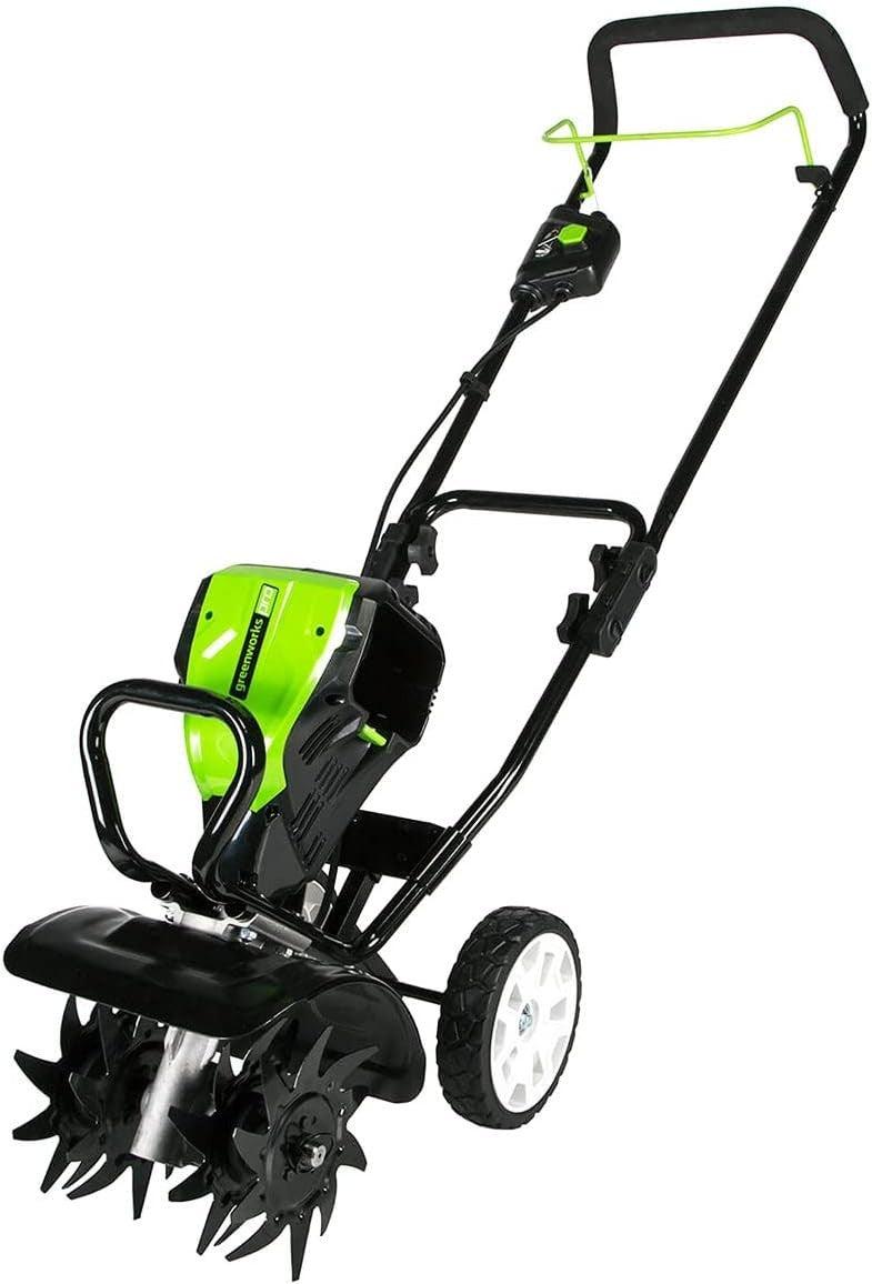 Greenworks - 10 " 80 Volt Cultivator/Tiller (2Ah battery & charger included)
