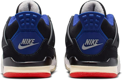 Toddler's Jordan 4 Retro OG Black/Fire Red-Deep Royal Blue (IB4387 003)