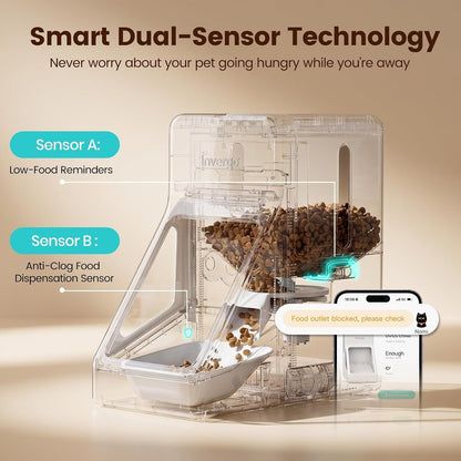 Invengo RFID Automatic Cat Feeder, Microchip & RFID Tag Compatible