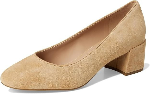 COLE HAAN Goto Shayla Block Heel Pump Women's Size US 9.5 B - Tuscan Sand
