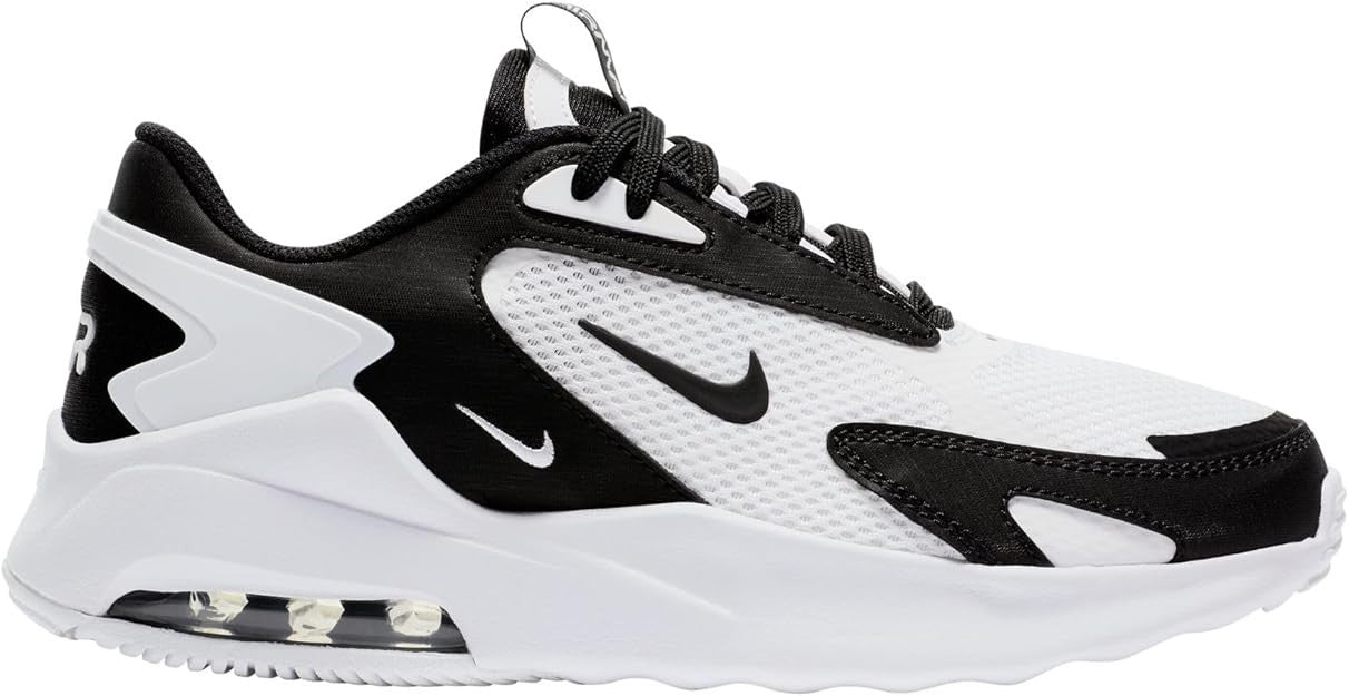 Women's Nike Air Max Bolt CU4152-101 White Black Low Top Mesh Sneakers - SZ 7