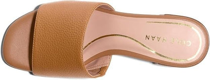 Cole Haan Calli Single Band Block Heel Slide Sandals Women’s Size 9.5 Leather