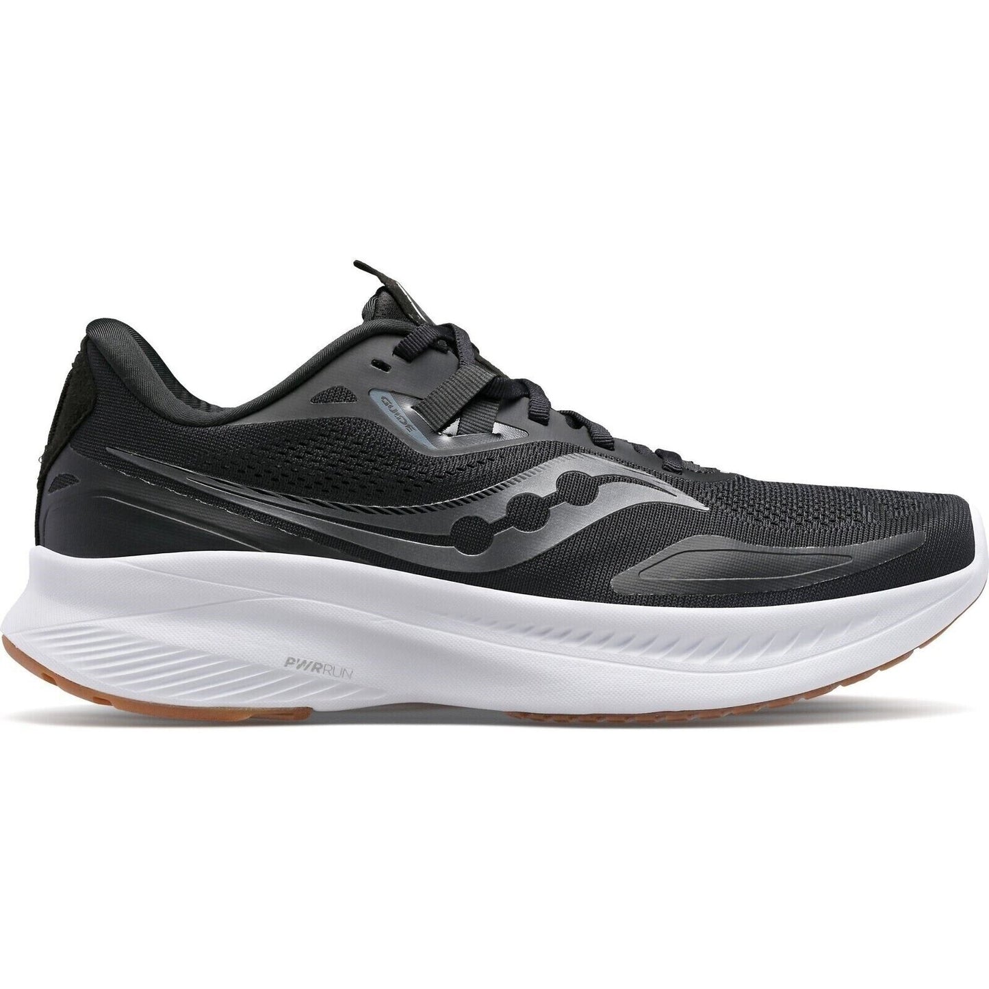 Saucony Men's Guide 15 Running Shoes, Black/Gum, 11 US NIB