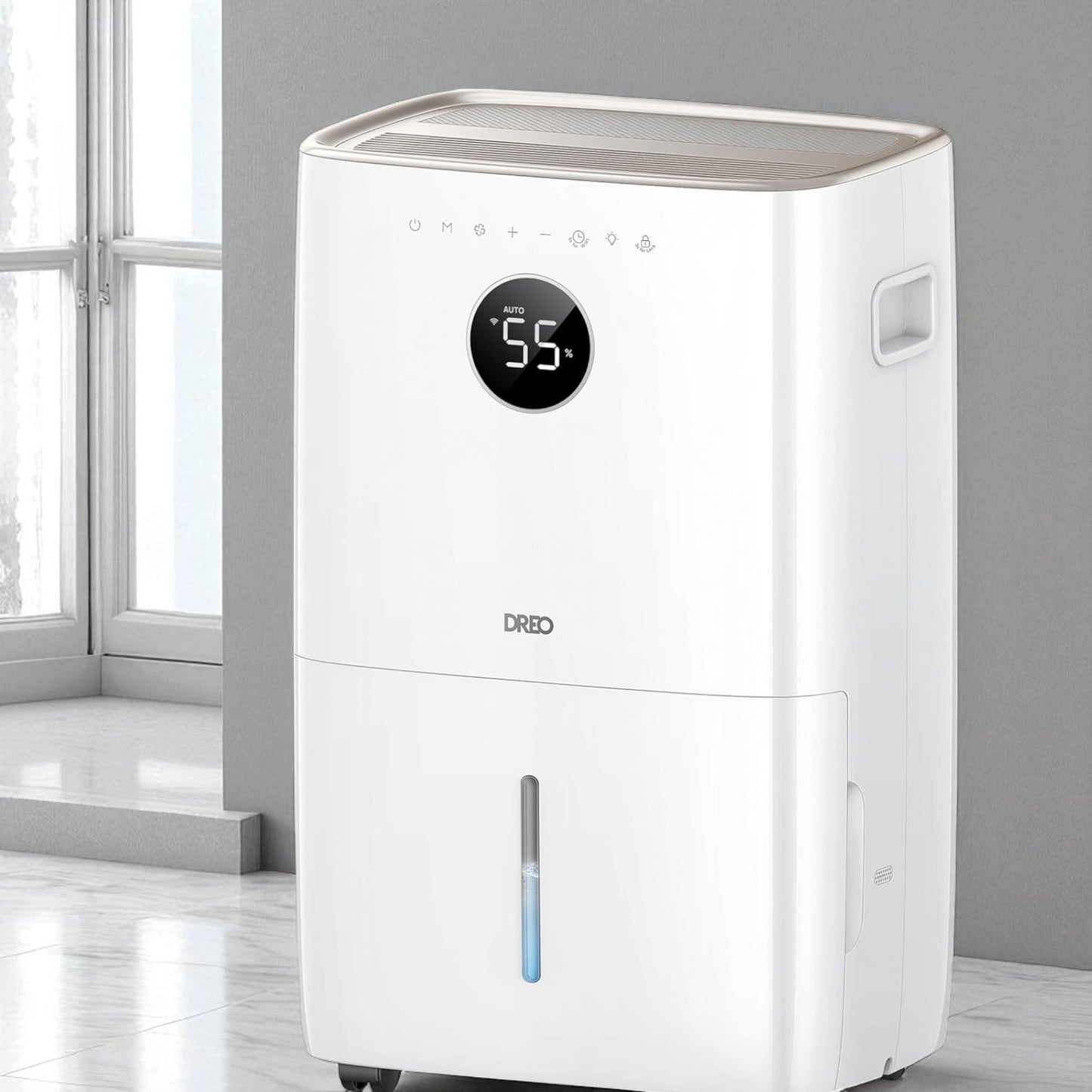 Dreo 110-Pint Smart Dehumidifier for Basement, 4500 Ft² for Large Room,