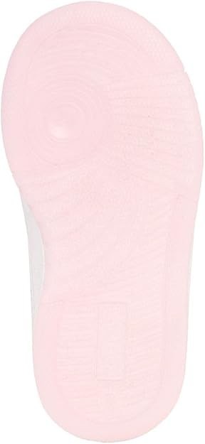 Nautica Girls Fashion Shoe | Lace-Up Low-Top Sneakers White Iridescent Pink-Scie