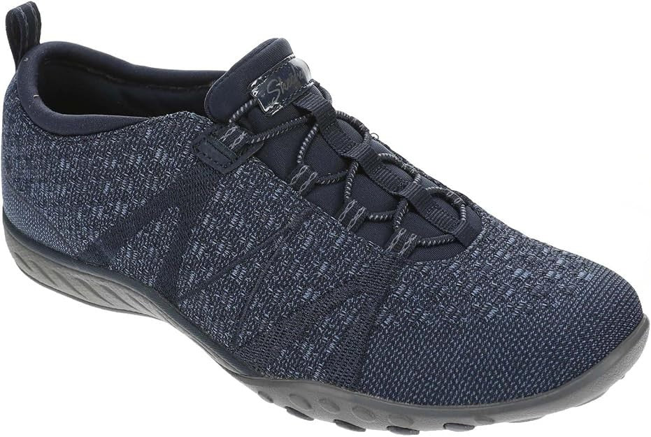 Skechers 23038 Breathe Easy Serendipity Sneakers Blue Relaxed Fit Air-Cooled