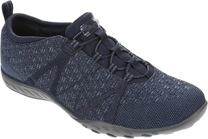 Skechers 23038 Breathe Easy Serendipity Sneakers Blue Relaxed Fit Air-Cooled