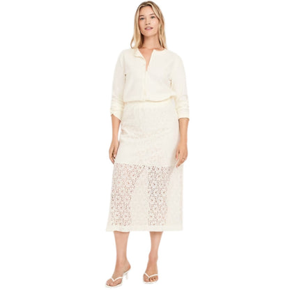Old Navy High-Waisted Lace Midi Skirt - #798241 -