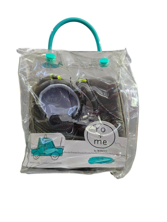 ro+me Baby Boy's Grey/Fisherman Sandals, 12-18 Months