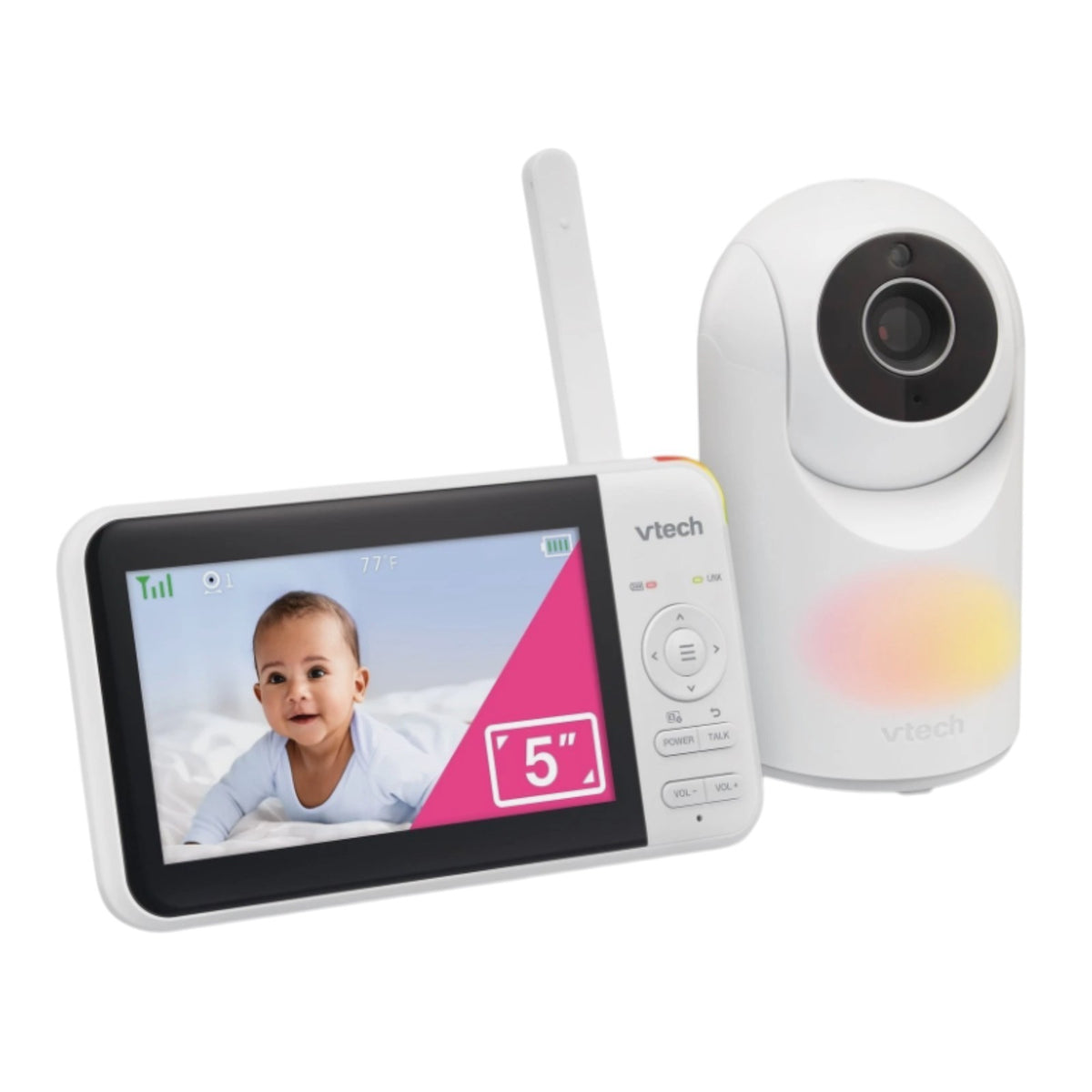 VTech VM5267 5" Digital Video Baby Monitor w Pan & Tilt Camera - 1000 Feet Range