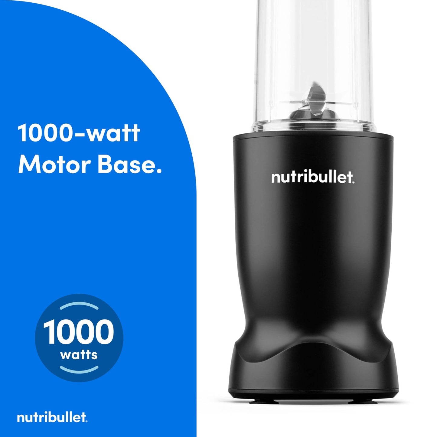 NutriBullet Turbo NB50400AK 1000W Matte Black Electric Personal Blender