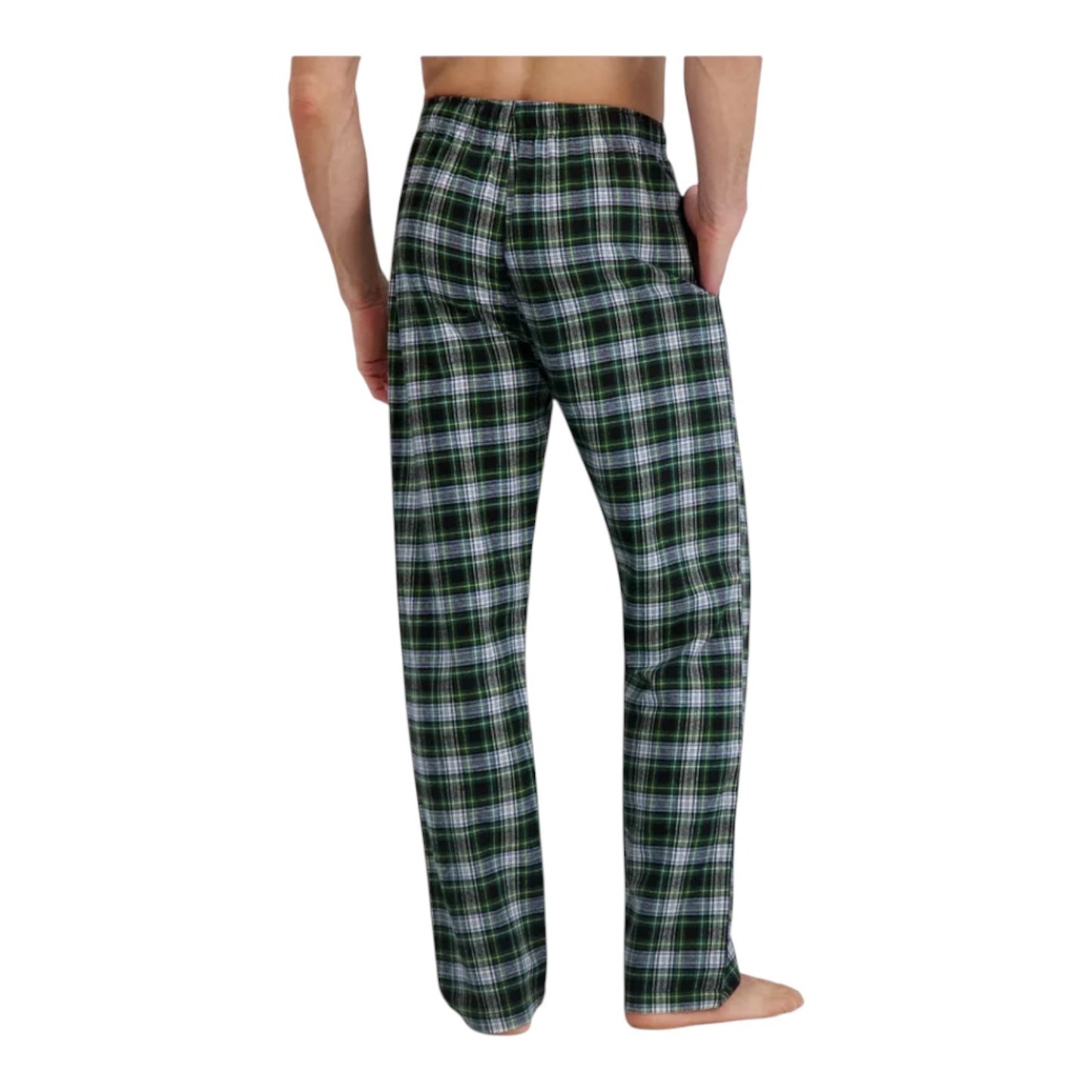 Hanes Men's Lightweight Yarn Dyed Flannel Sleep Pajama Lounge Pants for Men