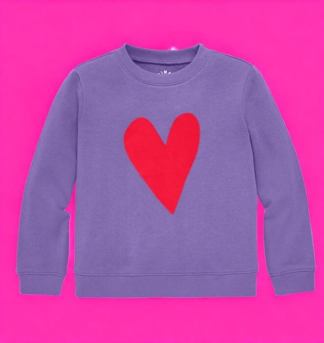 Primary Girl's Toddler Heart Sweatshirt, 3